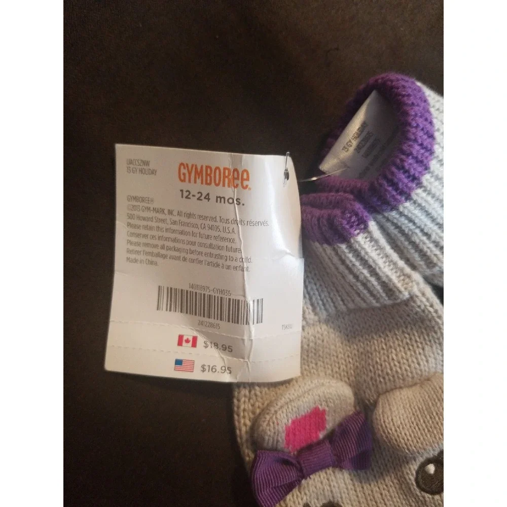 Gymboree‎ mousing around mittens 12 24 nwt